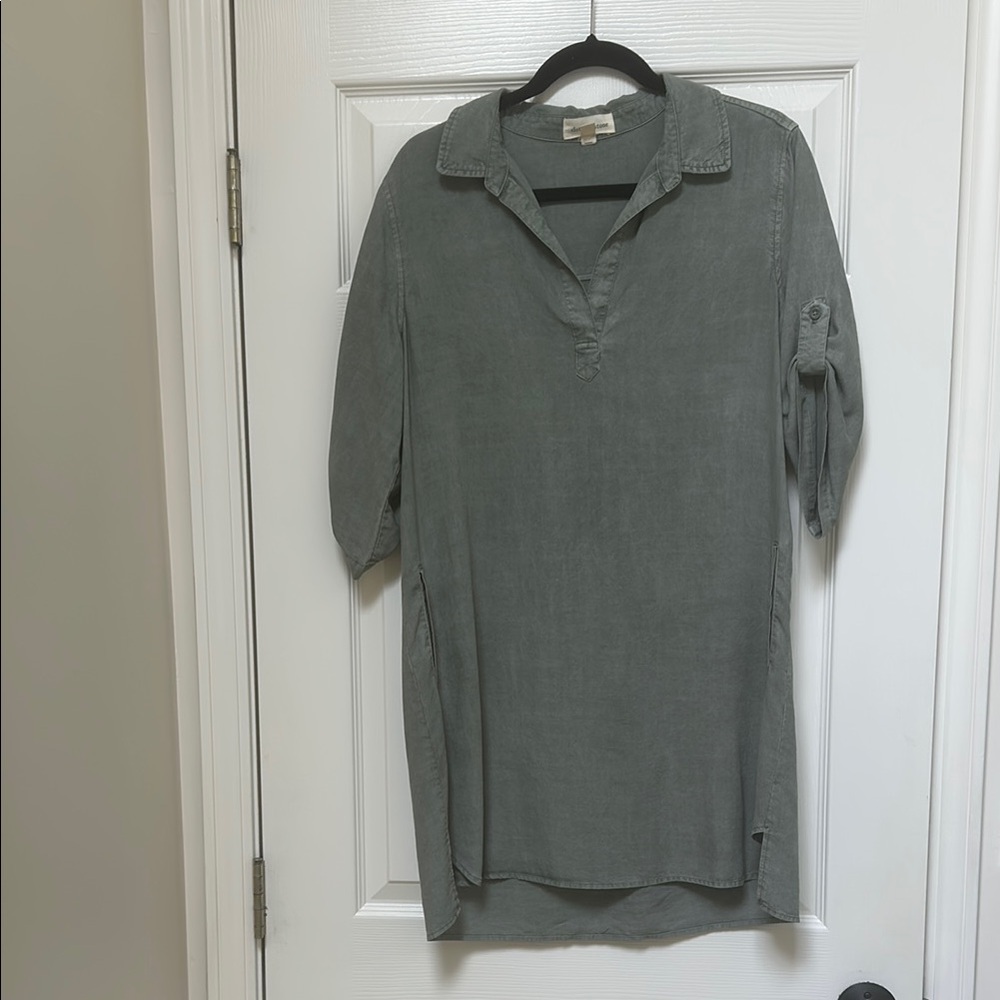 Cloth and Stone Green
 Tunic Dress Size M